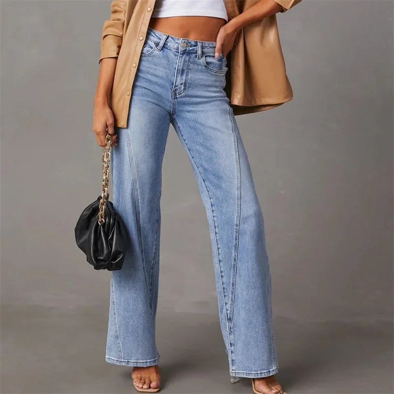 Eviora Luxe | Elegant Flared Jeans