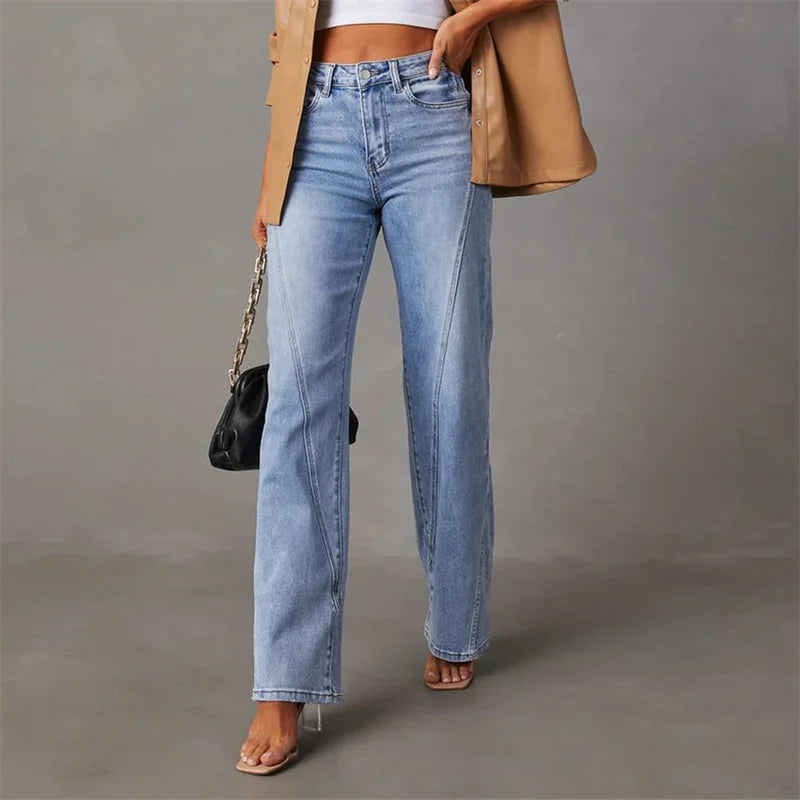 Eviora Luxe | Elegant Flared Jeans