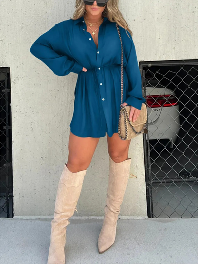 Romy | Trendy Satin Romper Dress