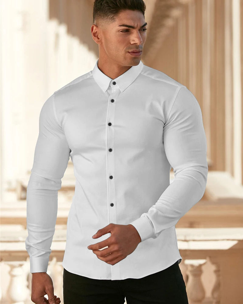 ApexForm Pro Shirt – Sportive Fit-Business Elegance