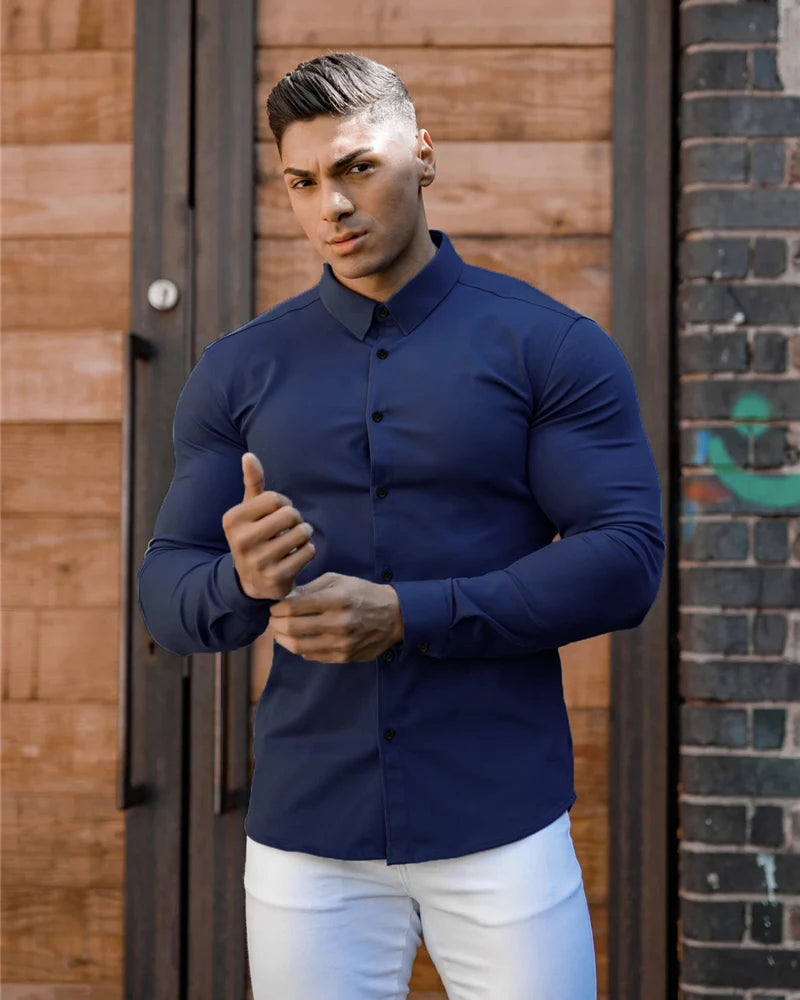 ApexForm Pro Shirt – Sportive Fit-Business Elegance