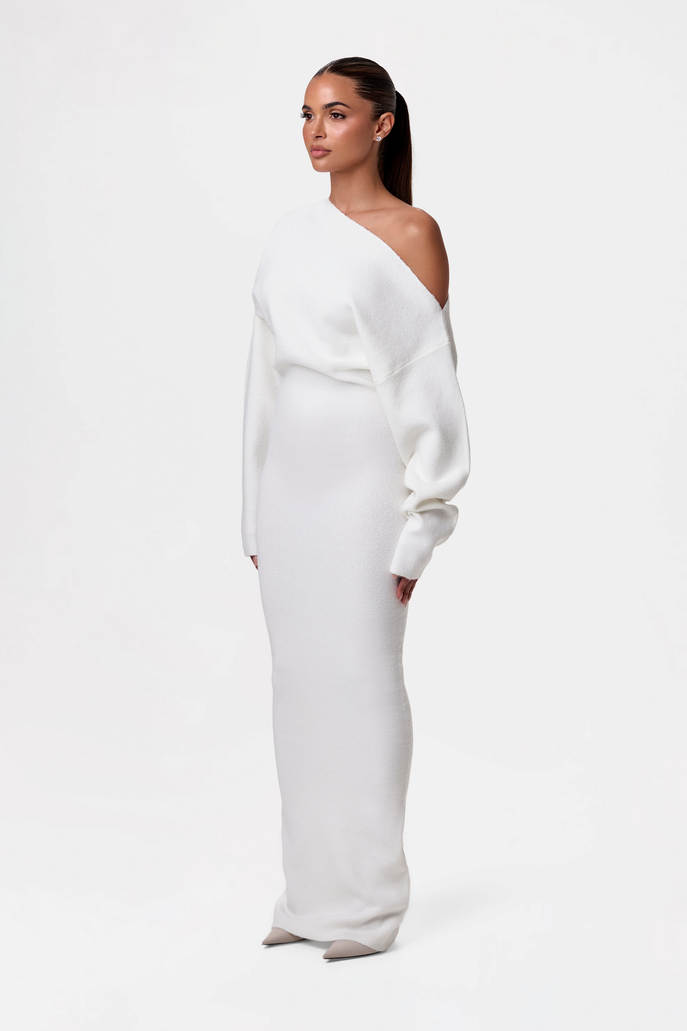 Amelia™ Off Shoulder Sweater Dress