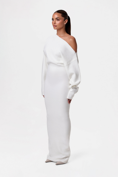 Amelia™ Off Shoulder Sweater Dress
