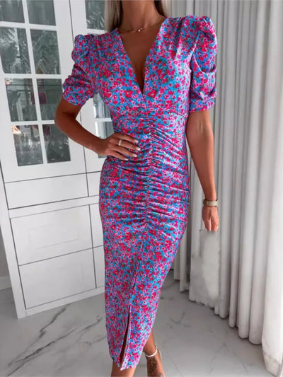 Maya | Boho V-Neck Summer Maxi Dress