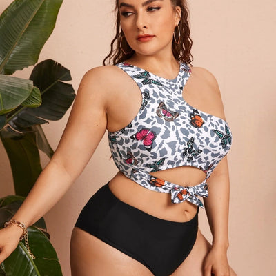 Elena | Plus Size Tummy Control Bikini Set