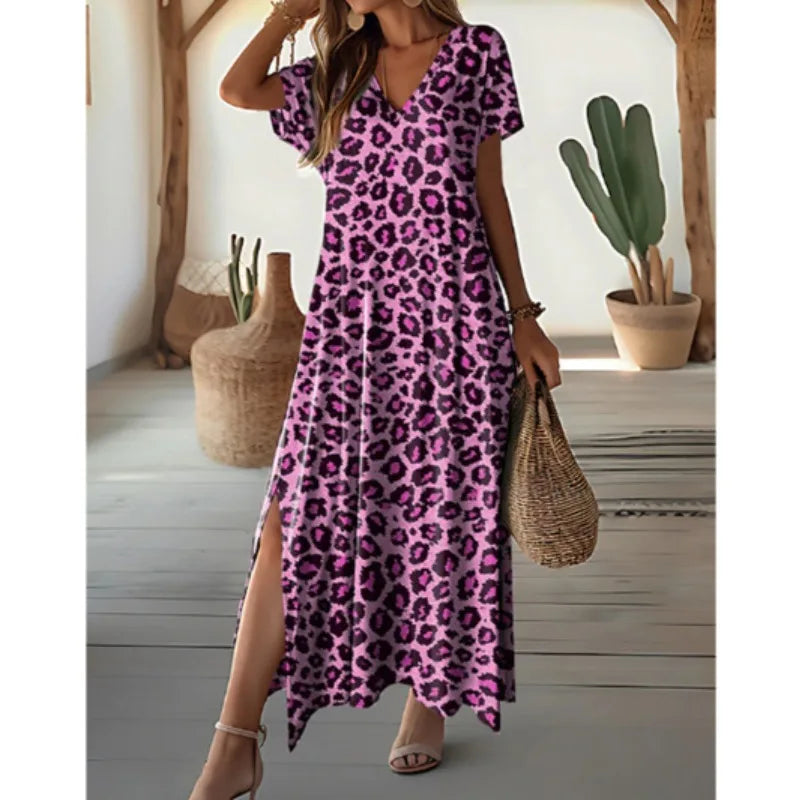 Eviora Luxe | Leopard Summer Dress