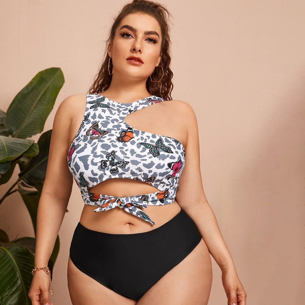 Elena | Plus Size Tummy Control Bikini Set