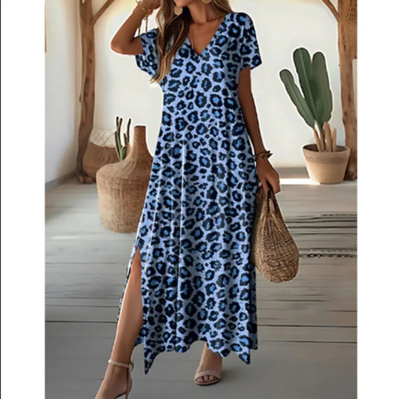 Eviora Luxe | Leopard Summer Dress