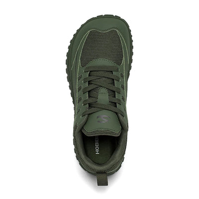 HOBIBEAR Unisex Wide Toe Sneakers Outdoor Travel Breathable Shoes Comfortable Lace Up Walking Sneakers