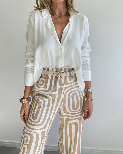 Kelly | Chic Pantalon Set & Includes Blouse